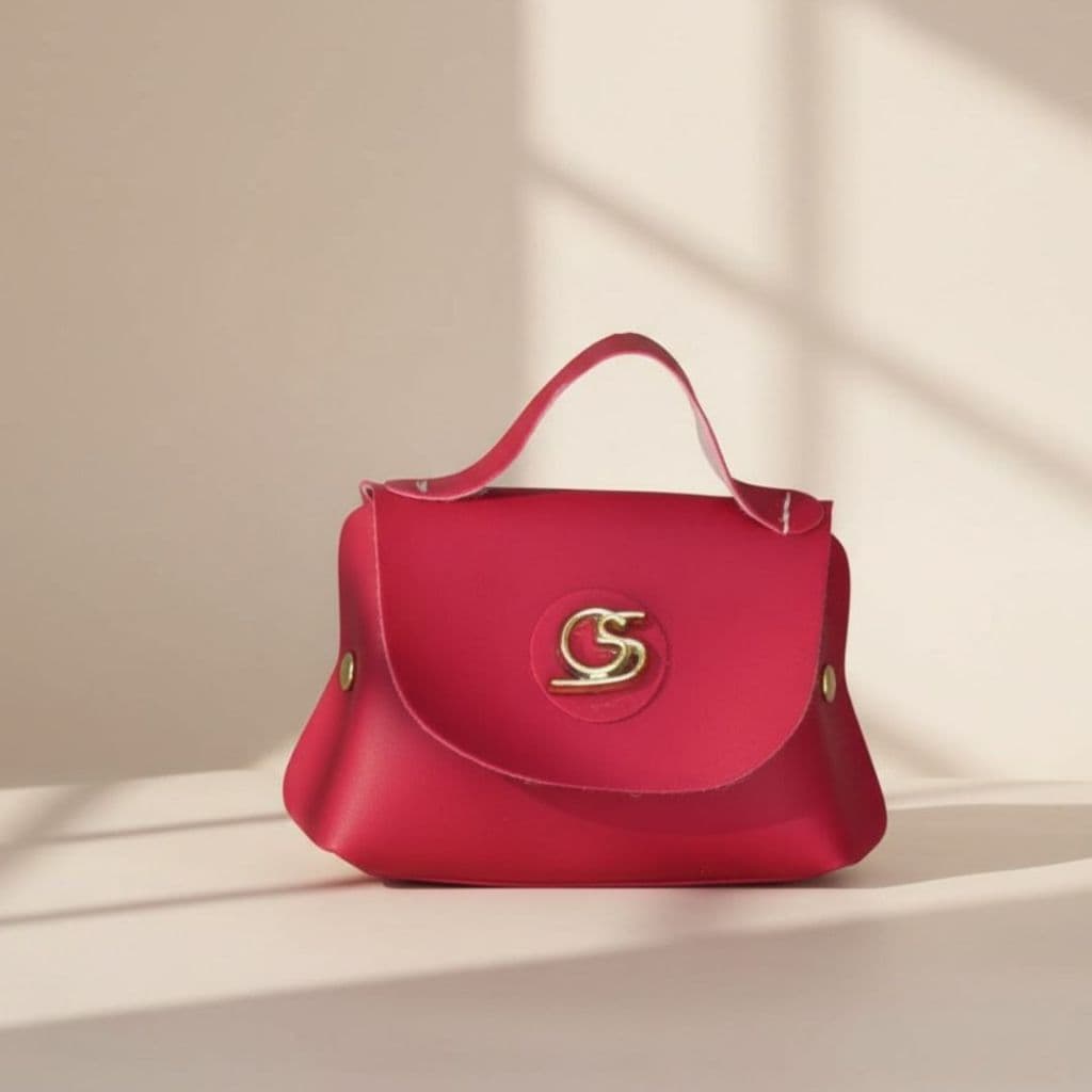 Mini Bolsa Chaveiro pra boneca Couro Sintético Porta Moedas Fofo, Moderno, Botão de Pressão, Gaby Show