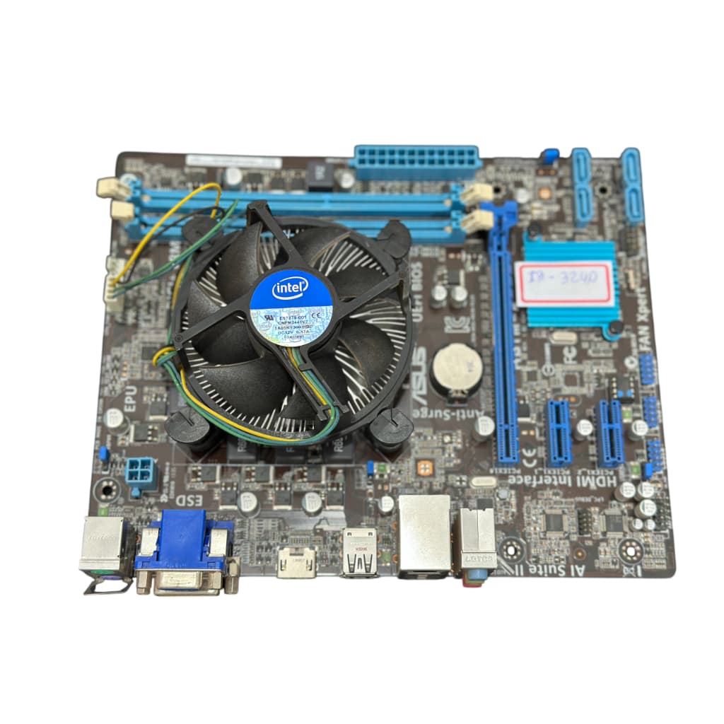 Placa Mãe Asus H61m-a Ddr3 Proc Intel Core I3-3240 Perfeita