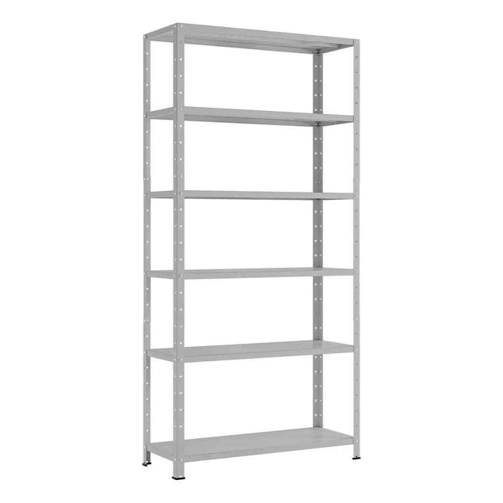 Estante Aço Prateleira Multiuso 6 Nivel Bandeja Reforçada Aço Galvanizado