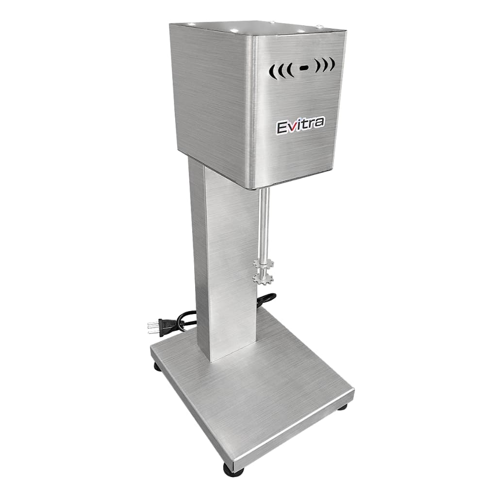 Batedor De Milkshake Misturador Inox Batedor De Sorvetes Bebida Gelada Cremosa P/ Gelaterias Evitra