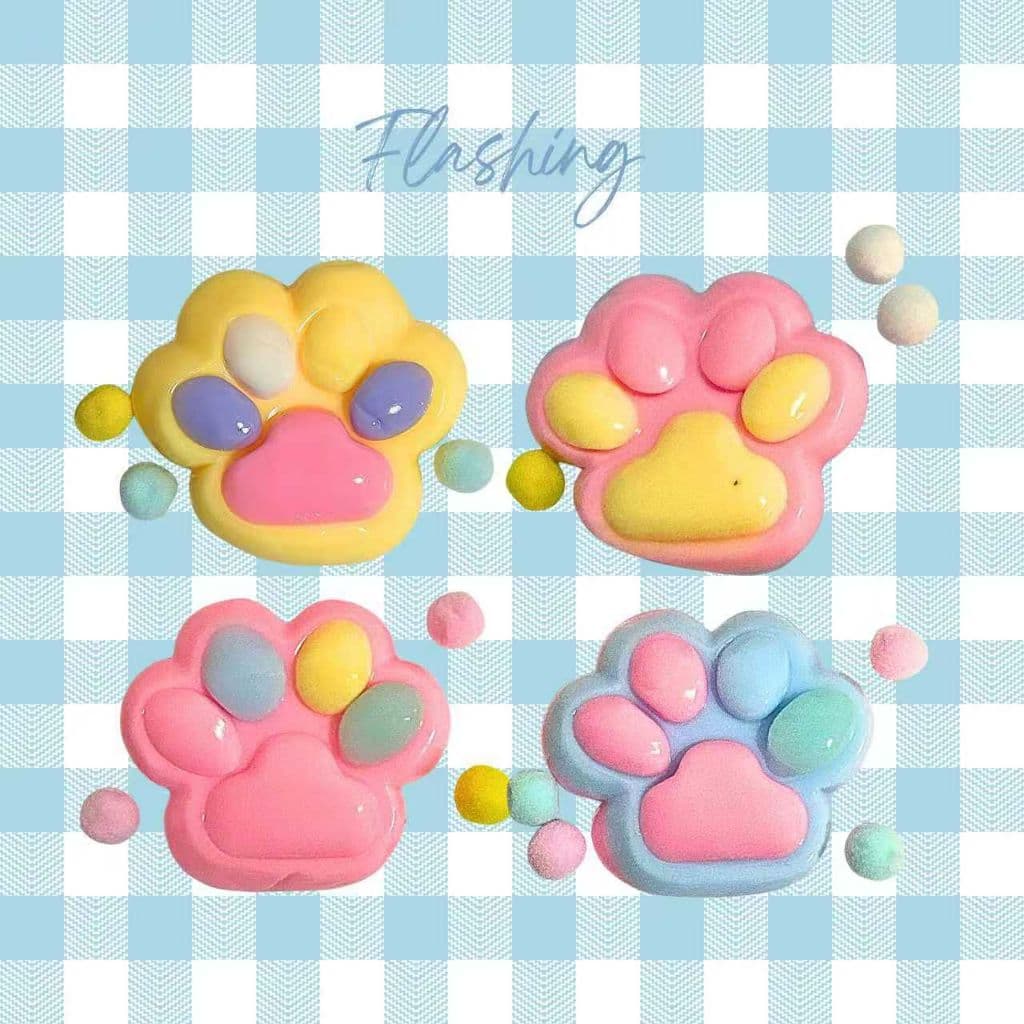 Squishy Patinha Taba Brinquedo Fidget Alivio Estresse Macio SEM PELO