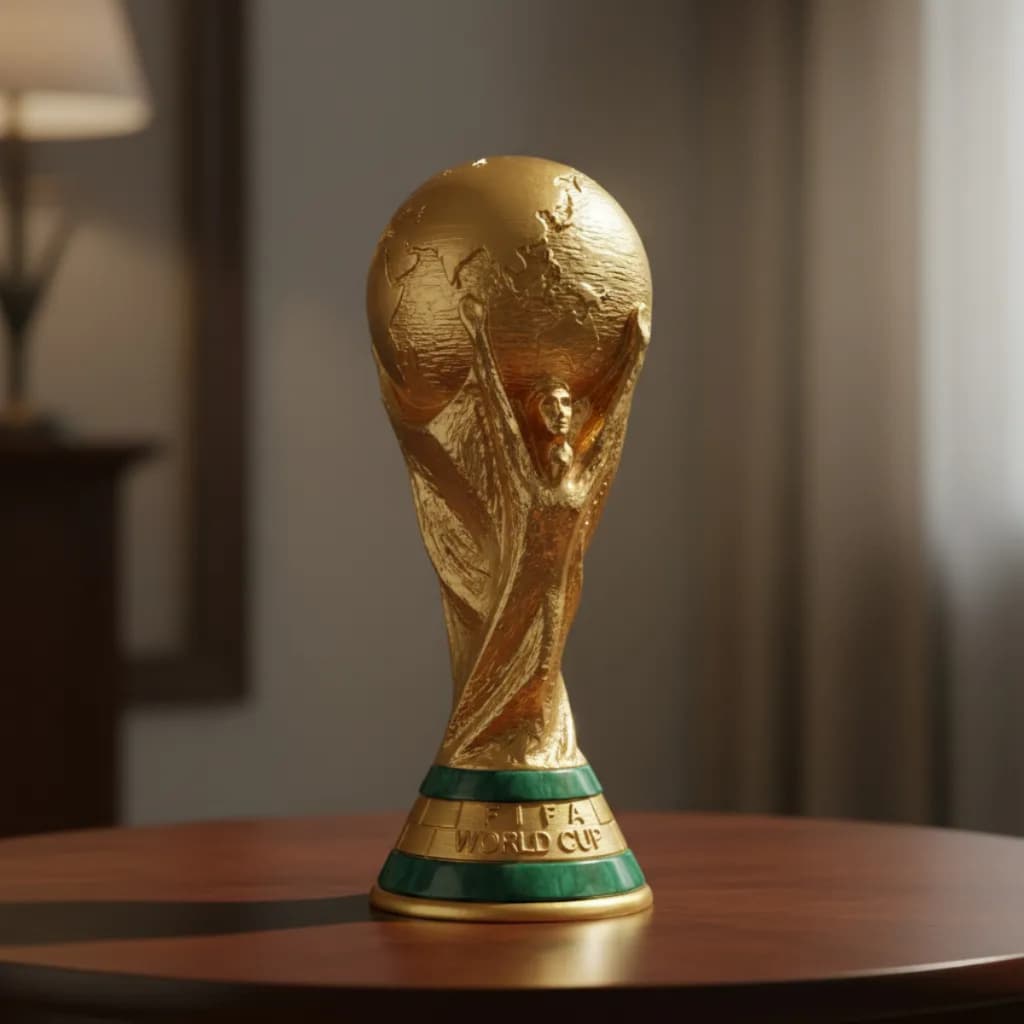Trofeu Taça da Copa do Mundo 2026 FIFA Decoração Casa Tamanho Real