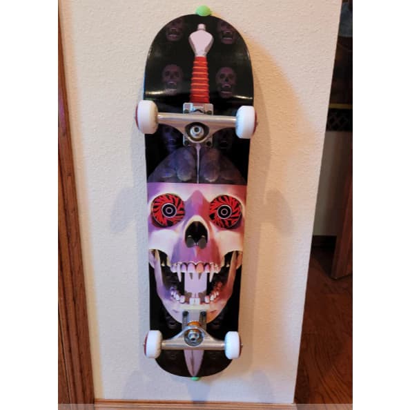 Suporte de Parede Para Skate LogBoard com Parafusos Ajustavel