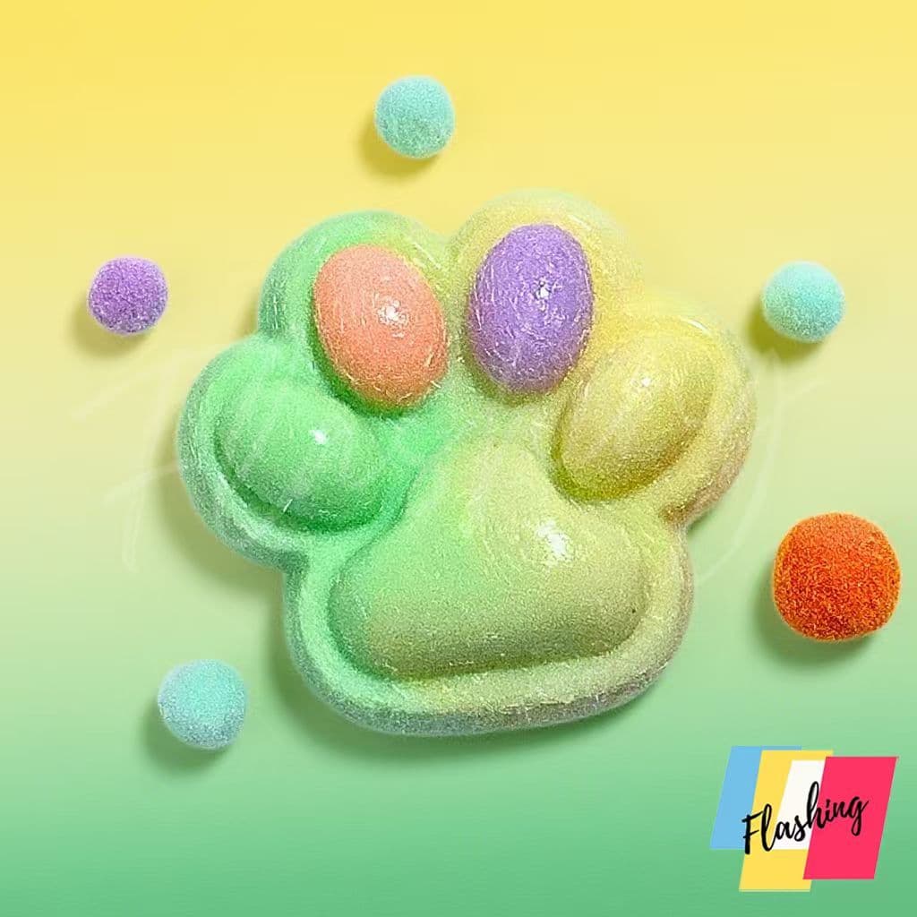 Squishy Patinha Taba Brinquedo Fidget Alivio Estresse Macio COM PELO