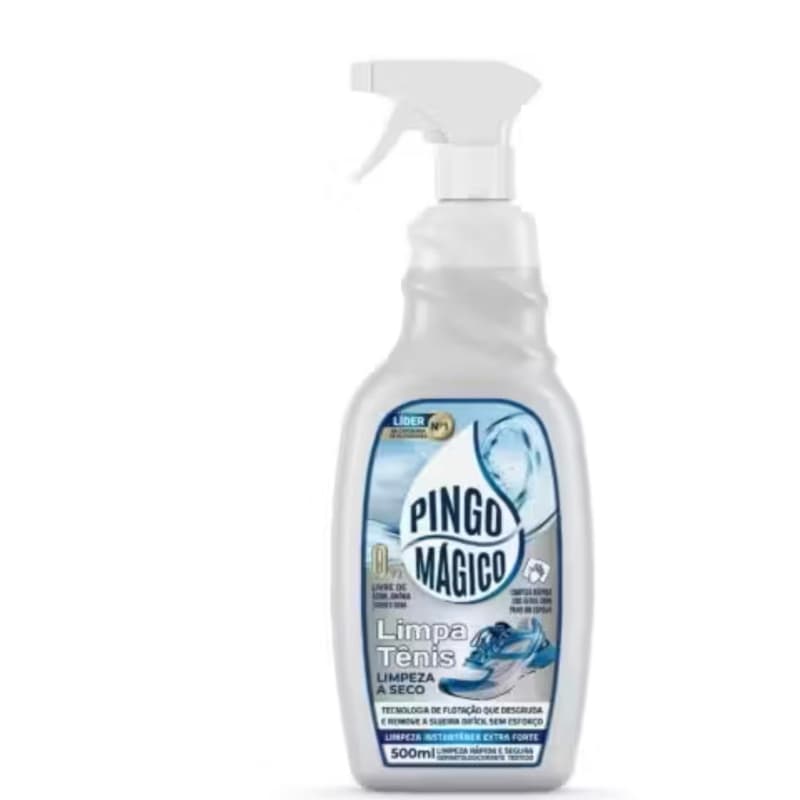 Limpa Tênis Pingo Mágico – Limpeza a Seco 500ml