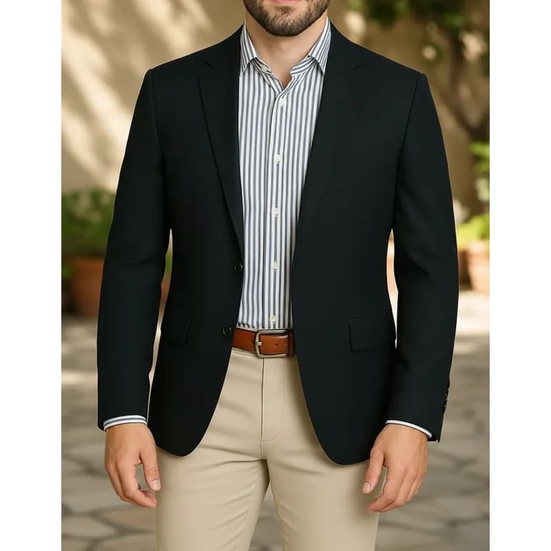 Blazer Masculino Linho Alfaiataria Sofisticado