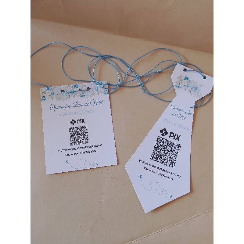 kit gravata + plaquinha operação lua de mel - personalizamos todas as cores