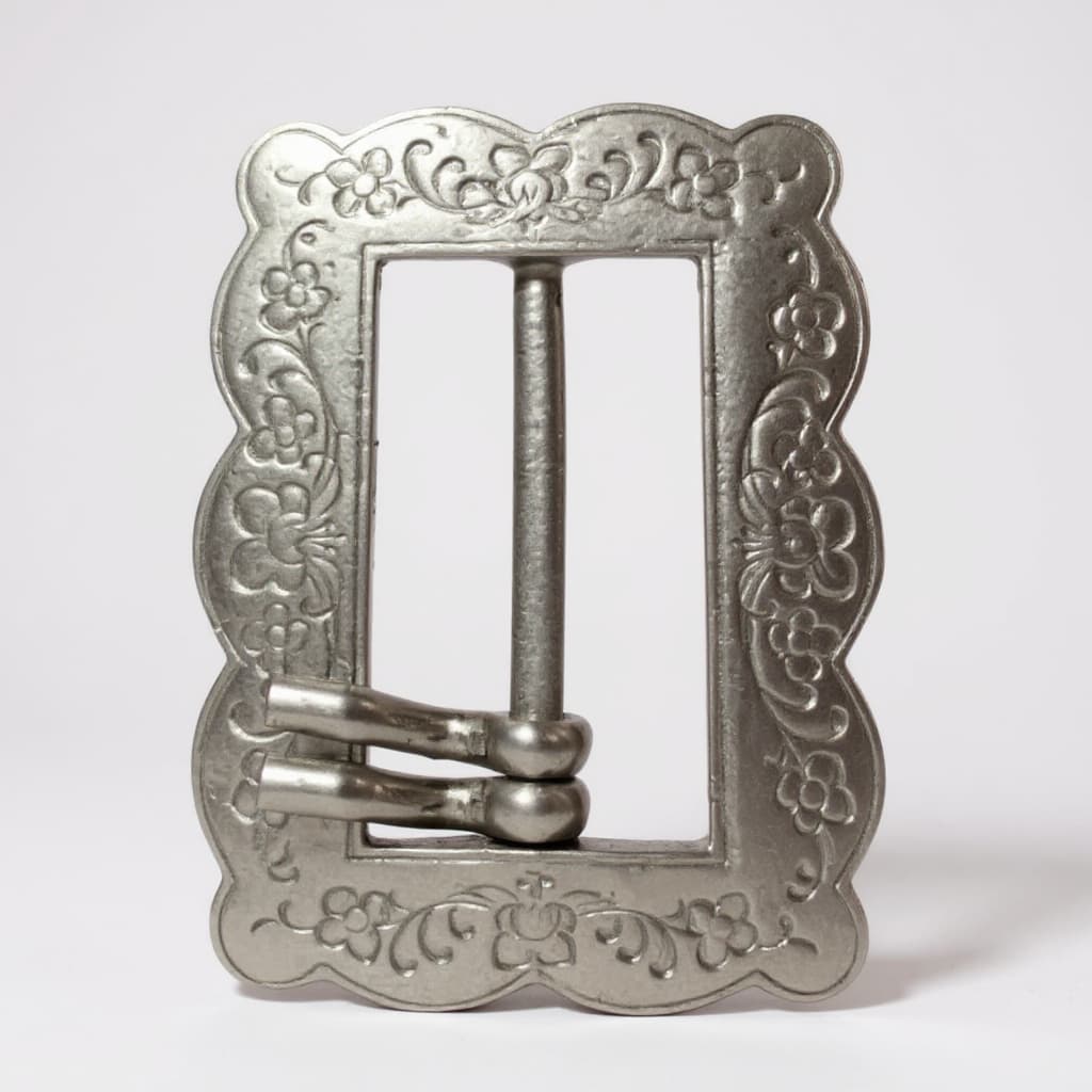 Fivela Guaiaca Réplica De Alpaca Quadrada  N°121