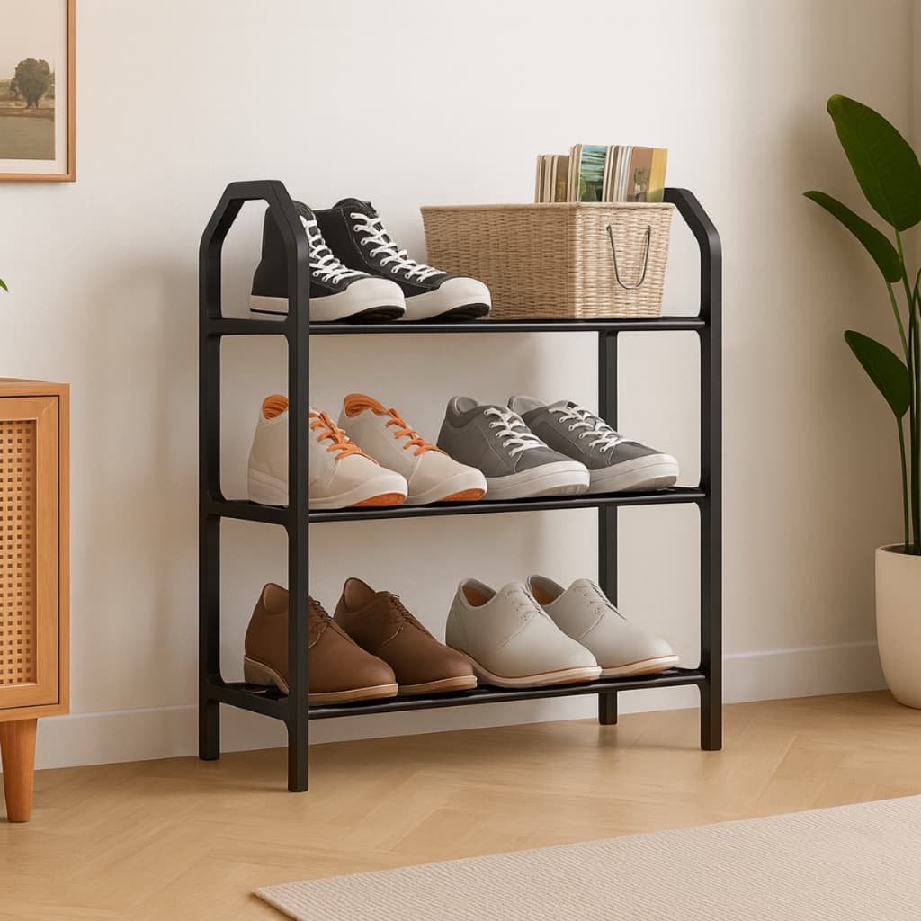 Sapateira 4 5 andares Organizador de Sapatos Tênis 8 Par Desmontavel Movel sapateira entrada estante