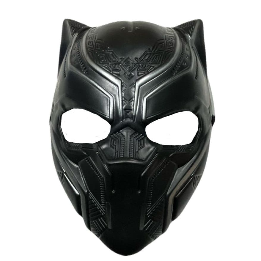 Mascara Plástica Rígida Pantera Negra