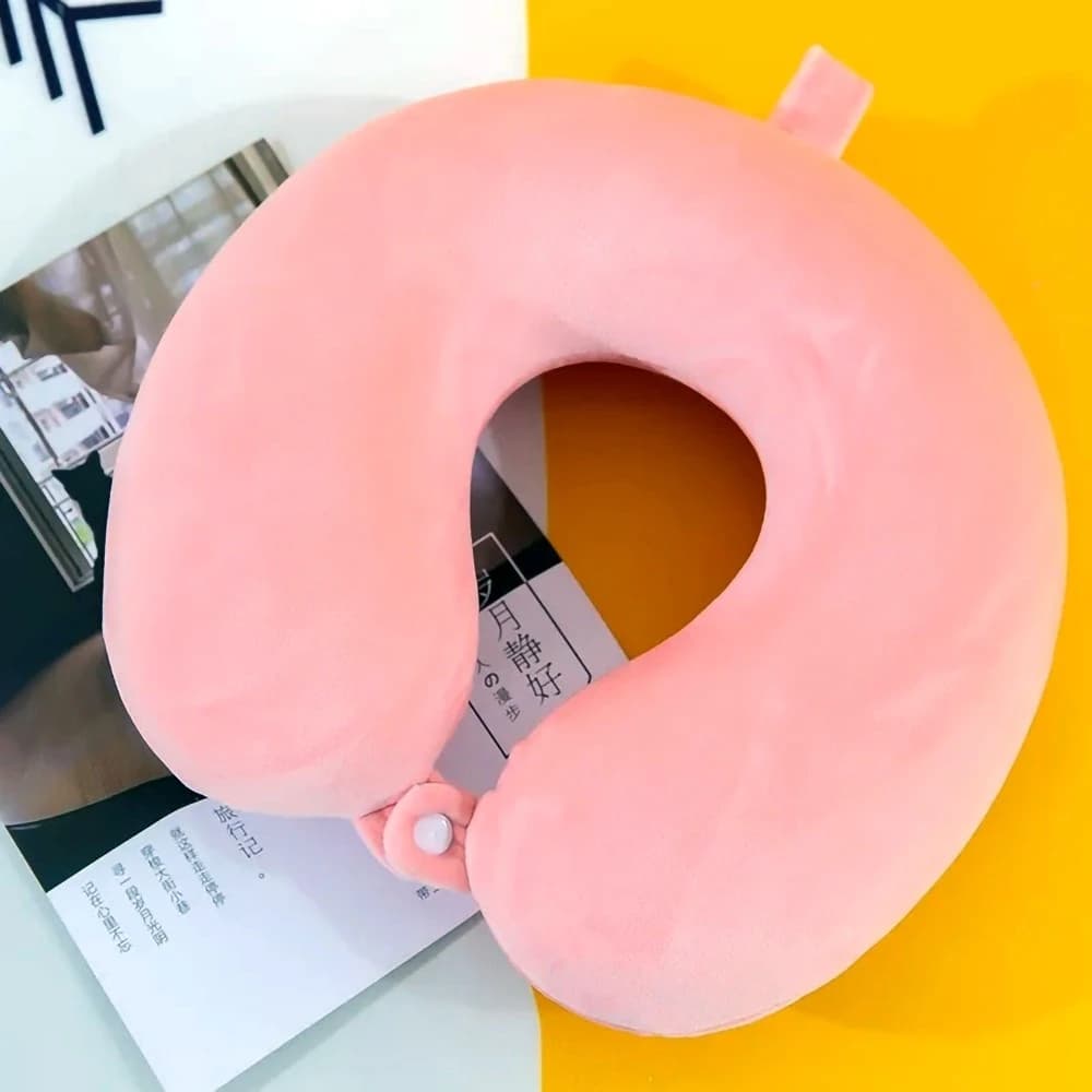 Almofada De Pescoço Para Viagem Travesseiro Adulto Espuma Protetor