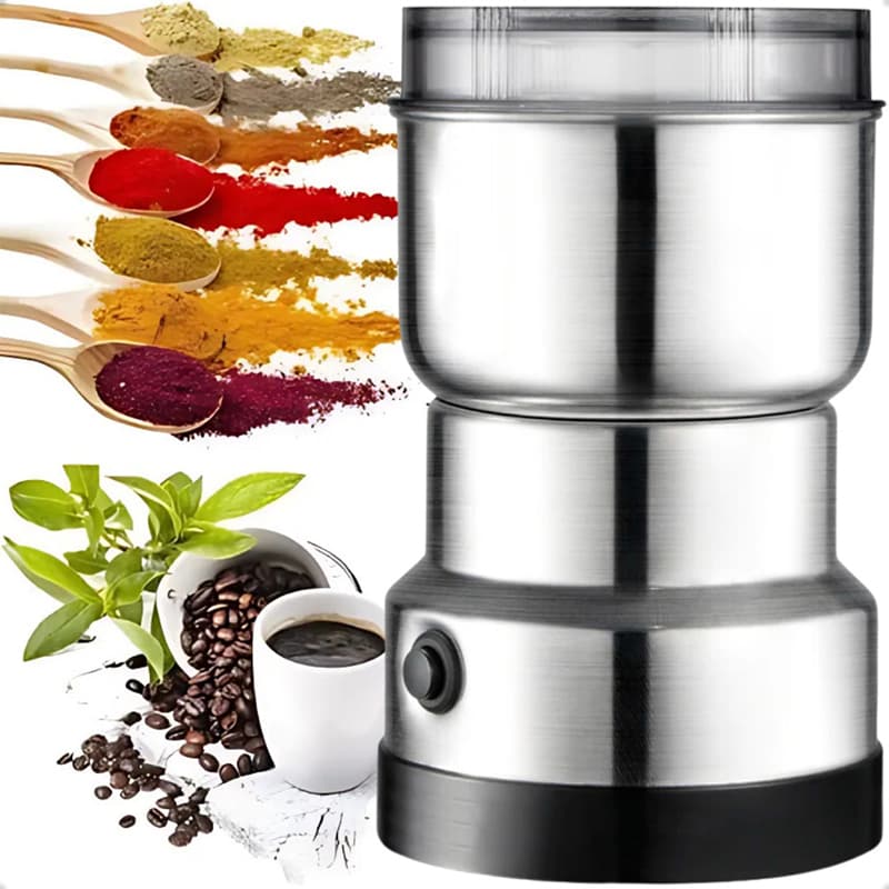 Moedor E Triturador De Café Grãos Eletrico Inox 220V Ex Decor Full F5