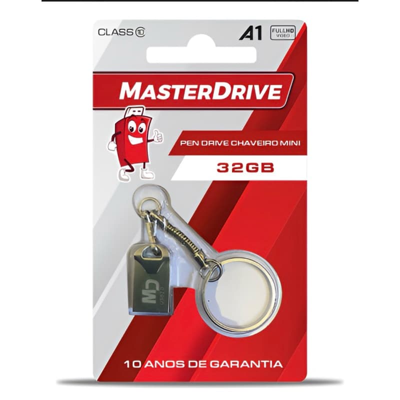 Masterdrive Mini Metal pendrive 32gb de cor prata
