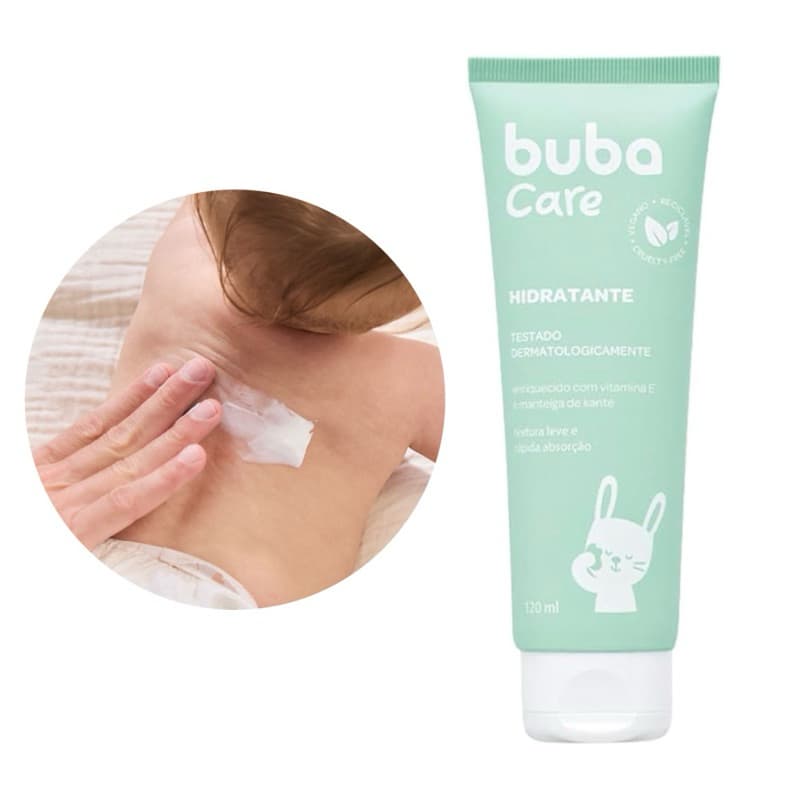 HIDRATANTE CORPORAL INFANTIL BUBA CARE 120G - o carinho que a pele do bebê merece