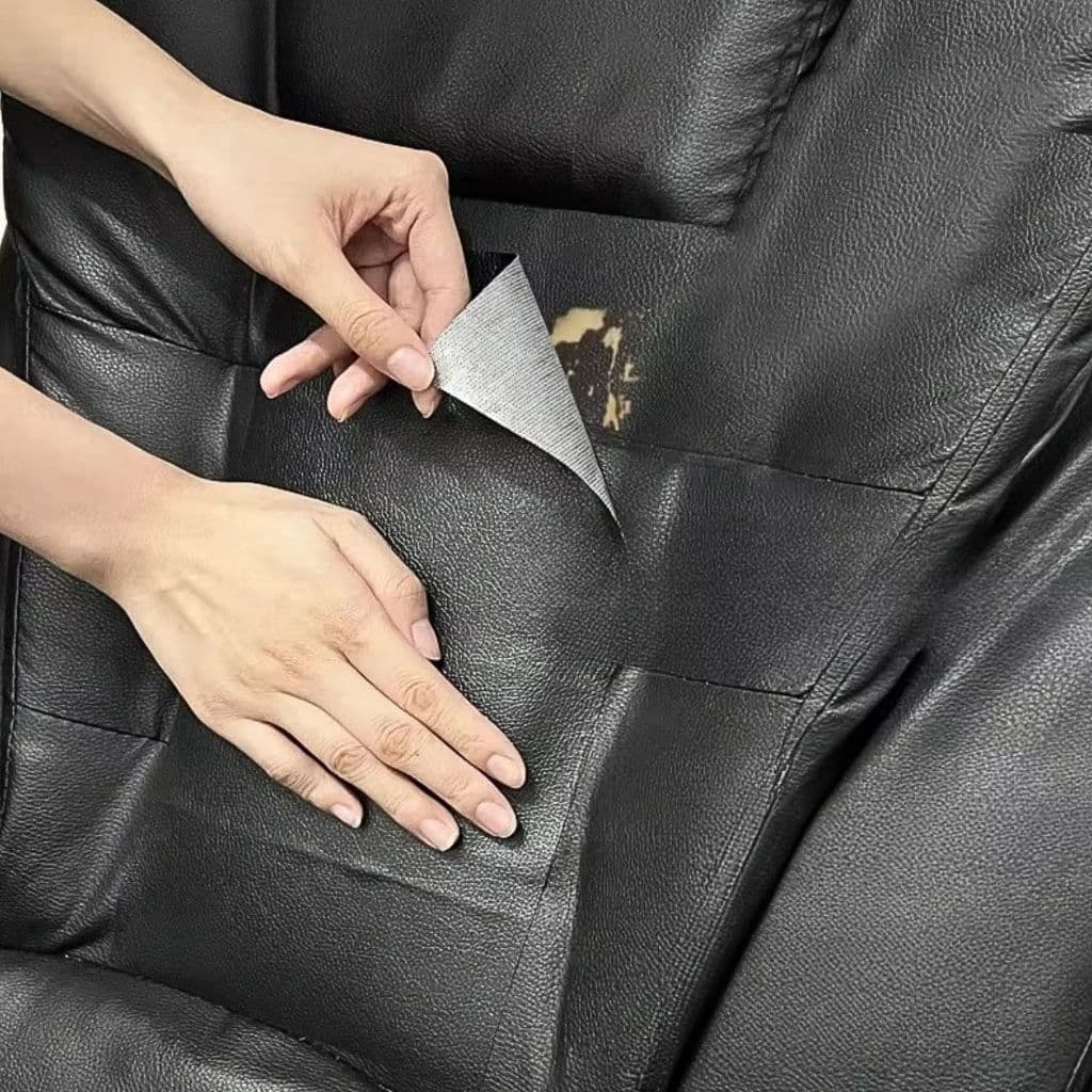 Couro Auto Adesivo Para Reparo E Revestimento Sofá Bolsa Carro Cadeira Moveis 20cm x 30cm