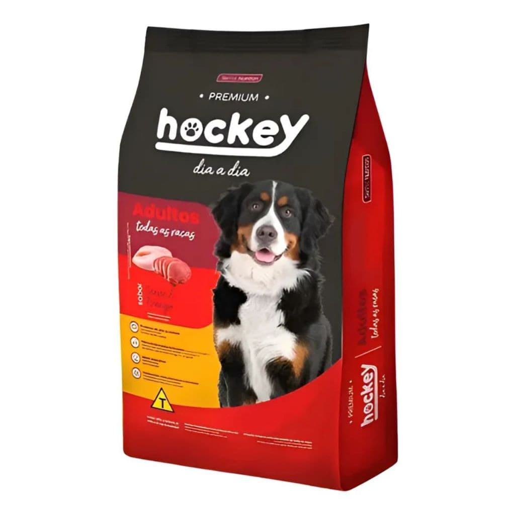 Ração Para Cachorro Adulto Hockey Dia A Dia Premium Sabor Carne e Frango 5kg Completo e Saborosa