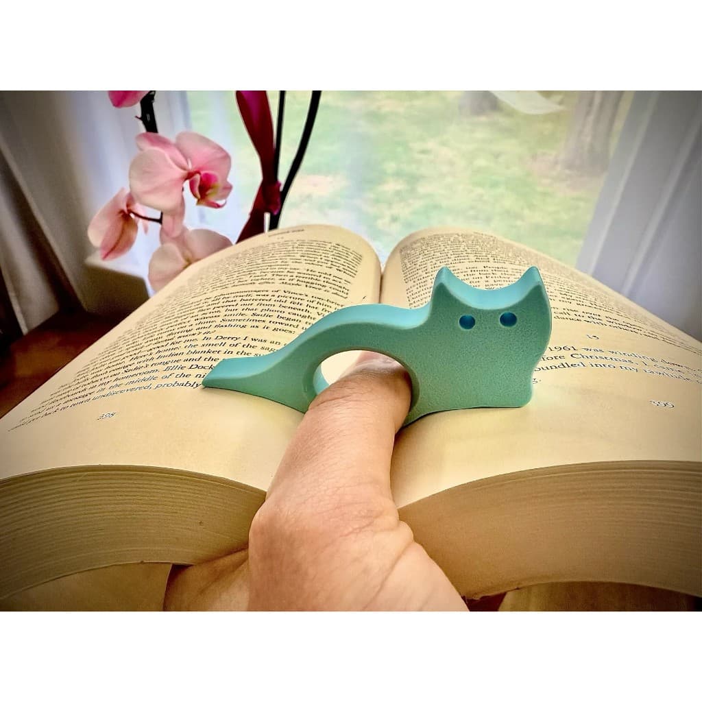 Anel Suporte para Segurar livro Separador de Páginas Gato