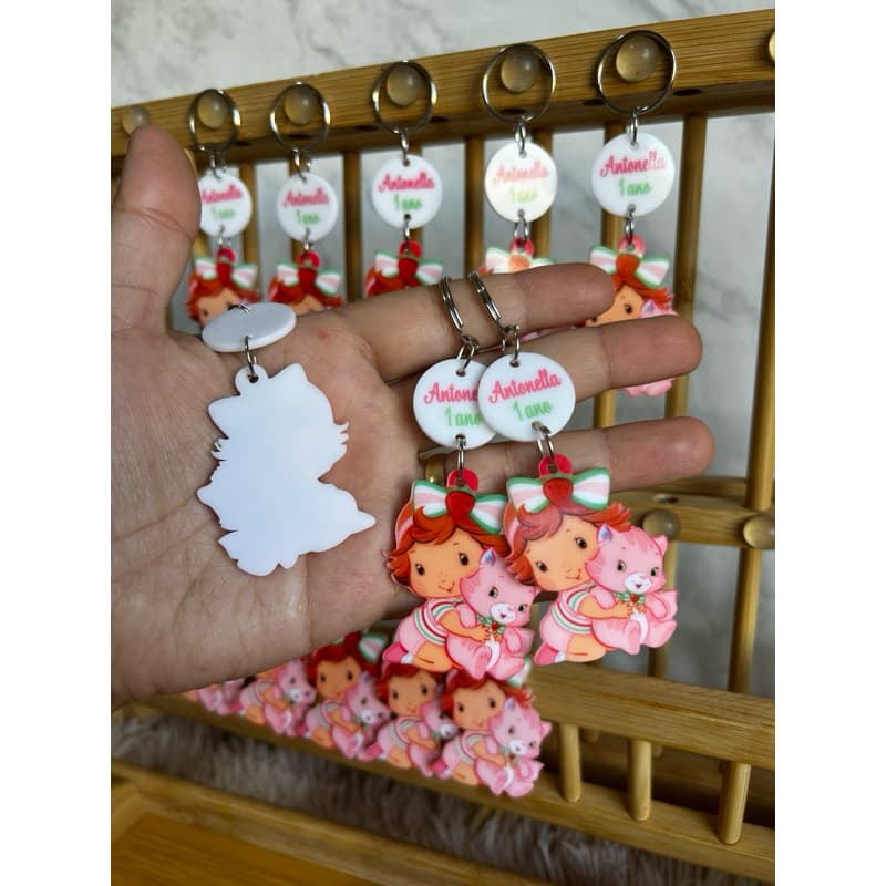 Moranguinho Baby Chaveiro em Acrilico Molhável Lembrancinha Infantil
