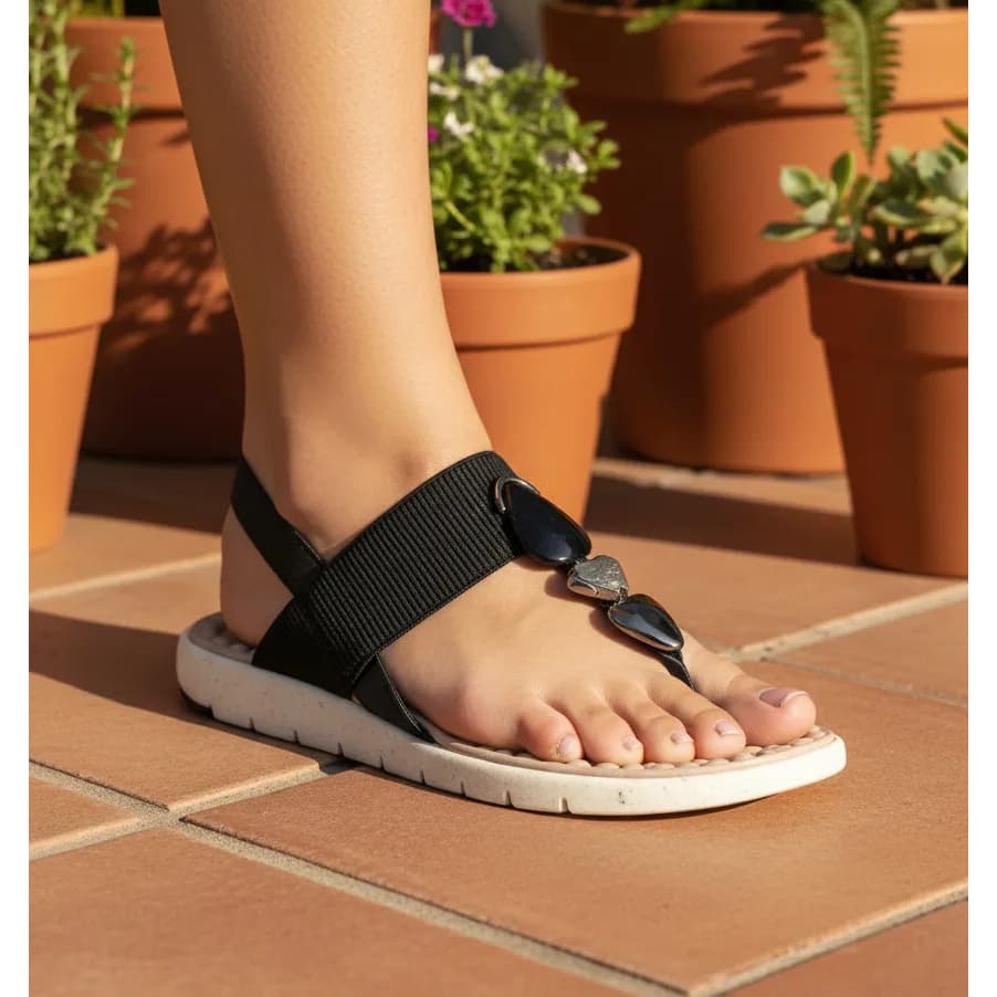 Sandália Feminina Ortopedica Elastico Modare 7162.226