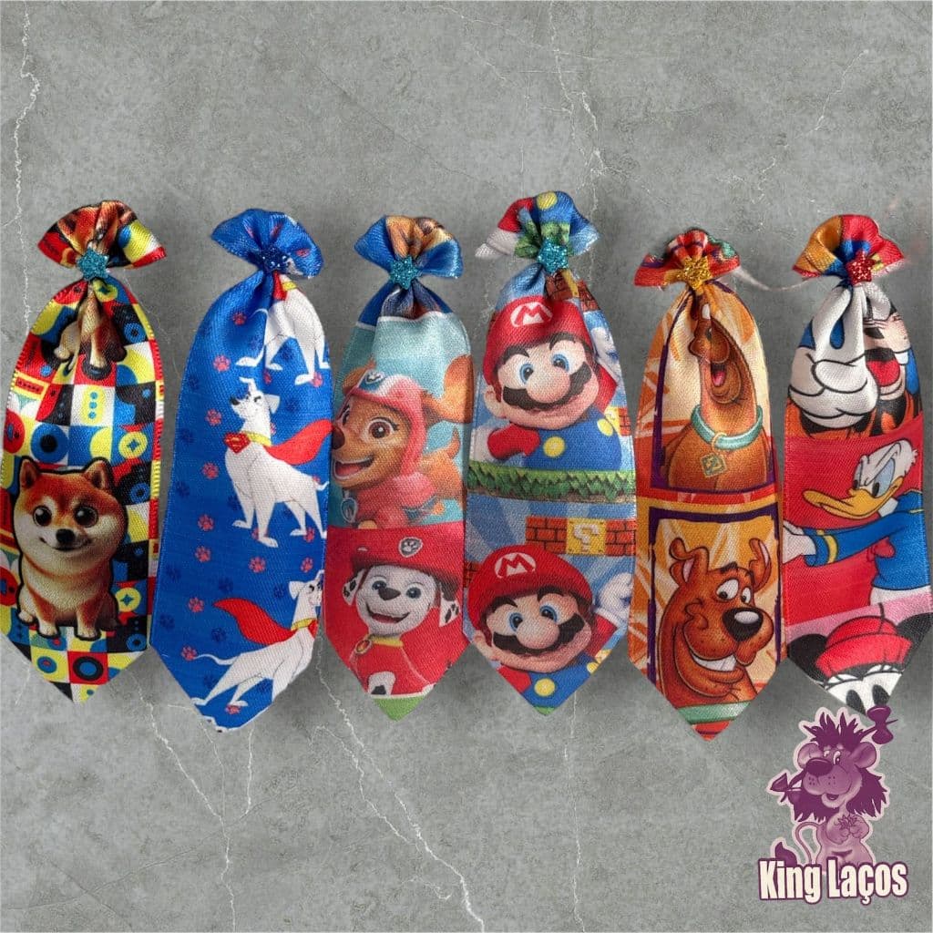 20 ou 40 Gravatas Para Pet P Estampada Macho P Banho e Tosa Cães