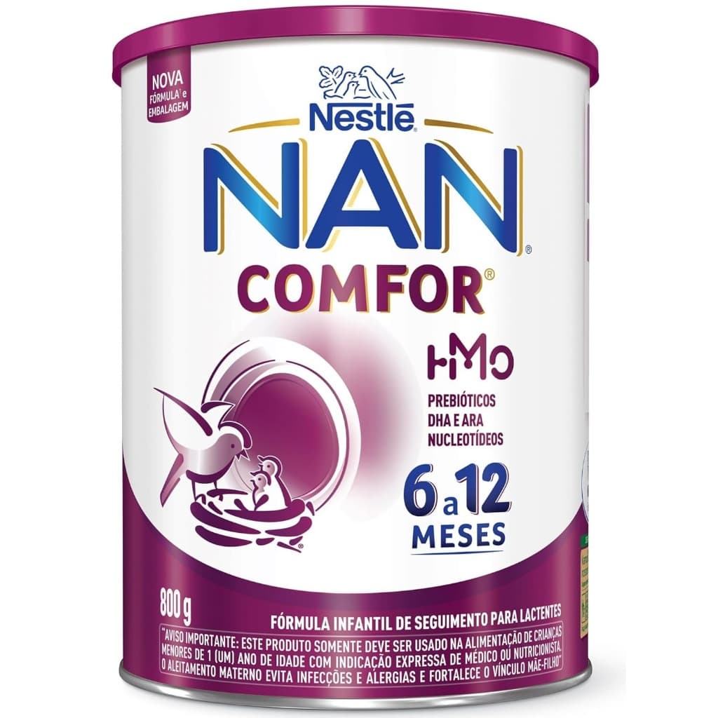 1 Lata NAN Comfor 800gr 6 à 12 meses (ROXO) EQ.1
