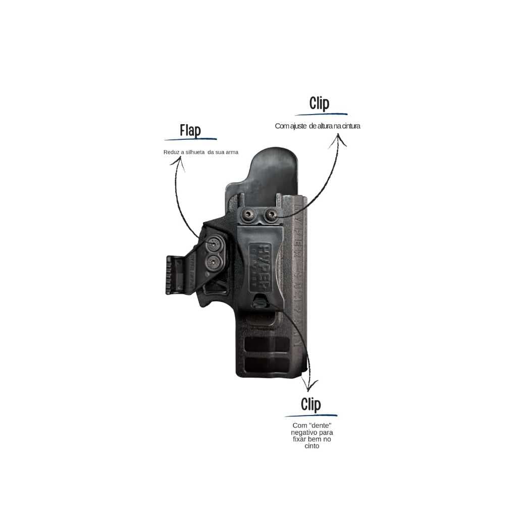 Coldre Velado Th40c - Th9c - 938 - 940 - 838c (CLIP POLIACETAL)