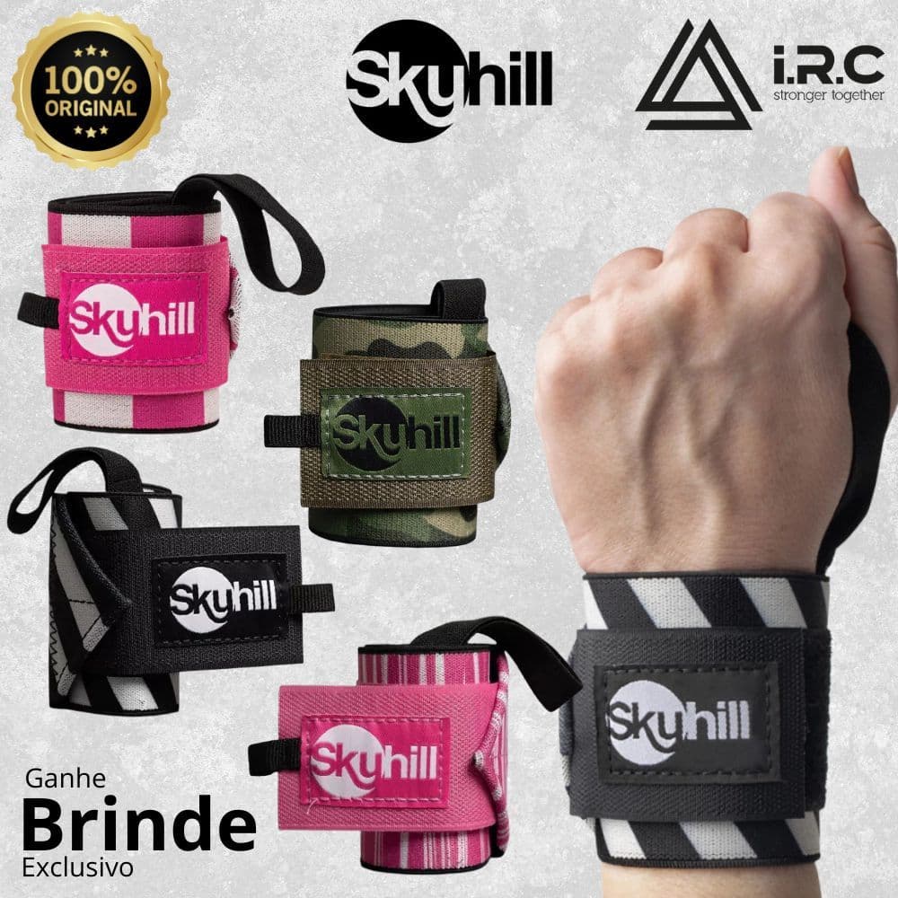 Munhequeira de Pulso Elástica Skyhill | Munhequeira Crossfit Skyhill 52cm