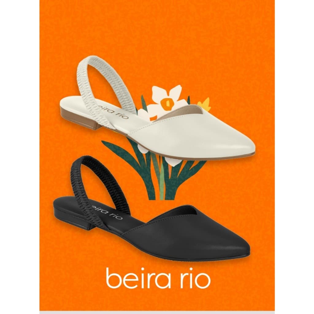 Sapatilha Mule Feminina Confortável Beira Rio 4134.446