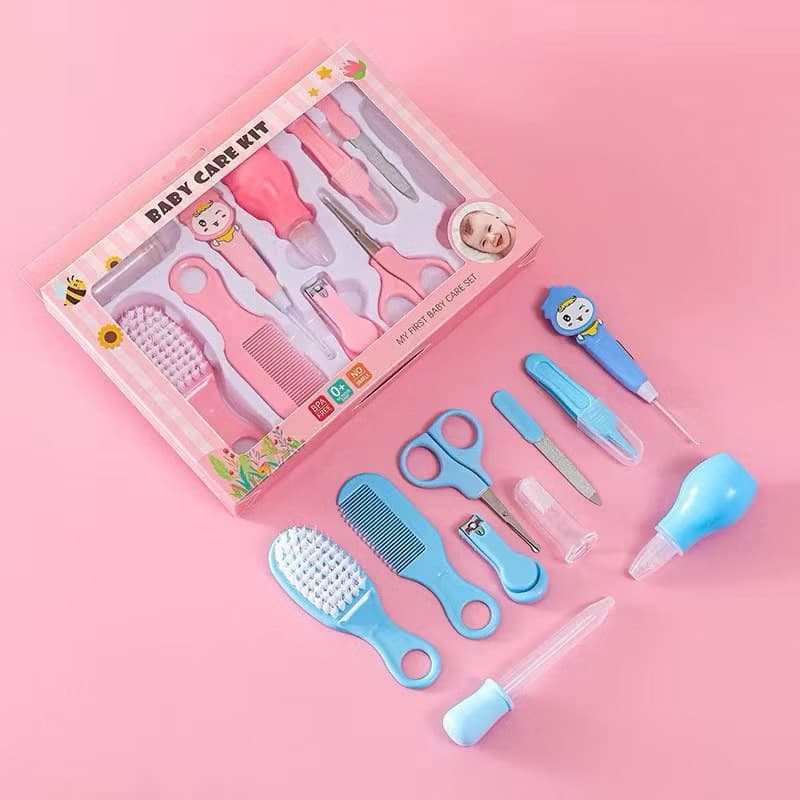 Kit Completo de Cuidados com o Bebê 10 Peças ou 6 peças – Higiene e Saúde para Recém-Nascidos