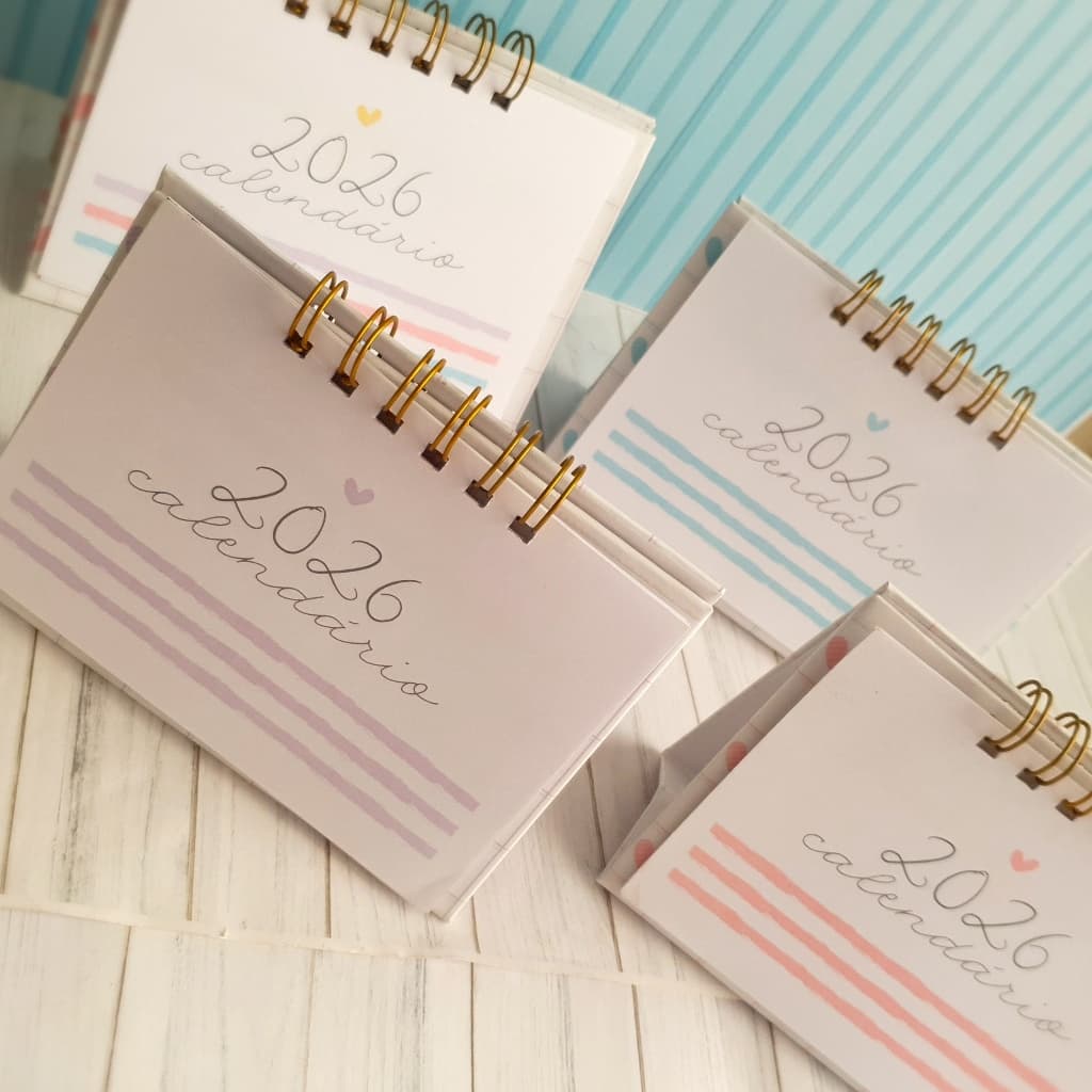 Calendário de Mesa 2026 A6