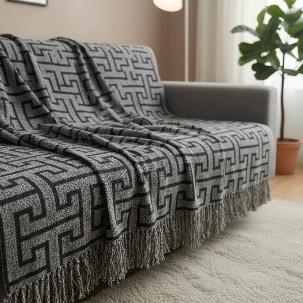 Manta Para Sofá Grande 4,00 X 1,40 Metros Decorativa E Capa