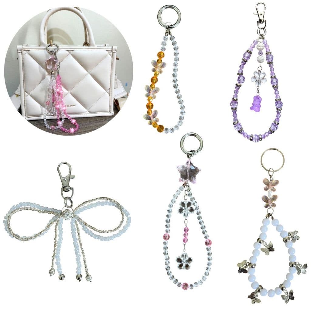 Chaveiro Personalizado Pingentes Para Bolsa Celular Lembrancinha Phone Strap Feminino Luxo Strass