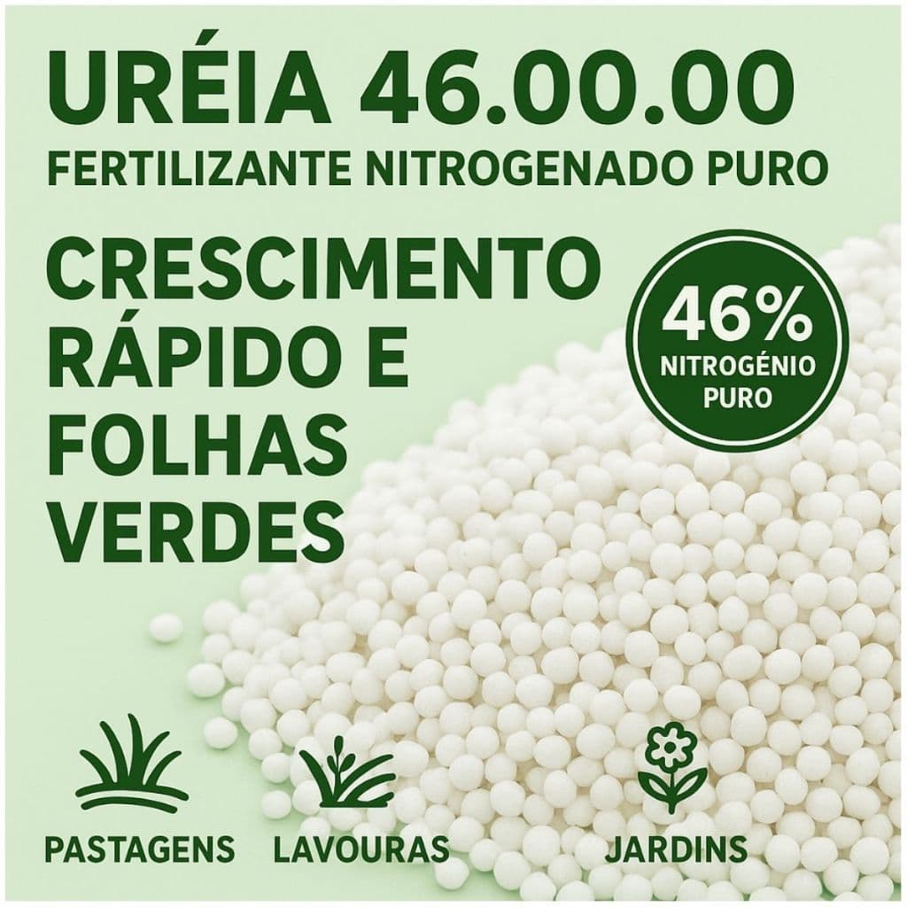 Uréia Para Plantas 46 00 00 Adubo Fertilizante Agrícola Granulado