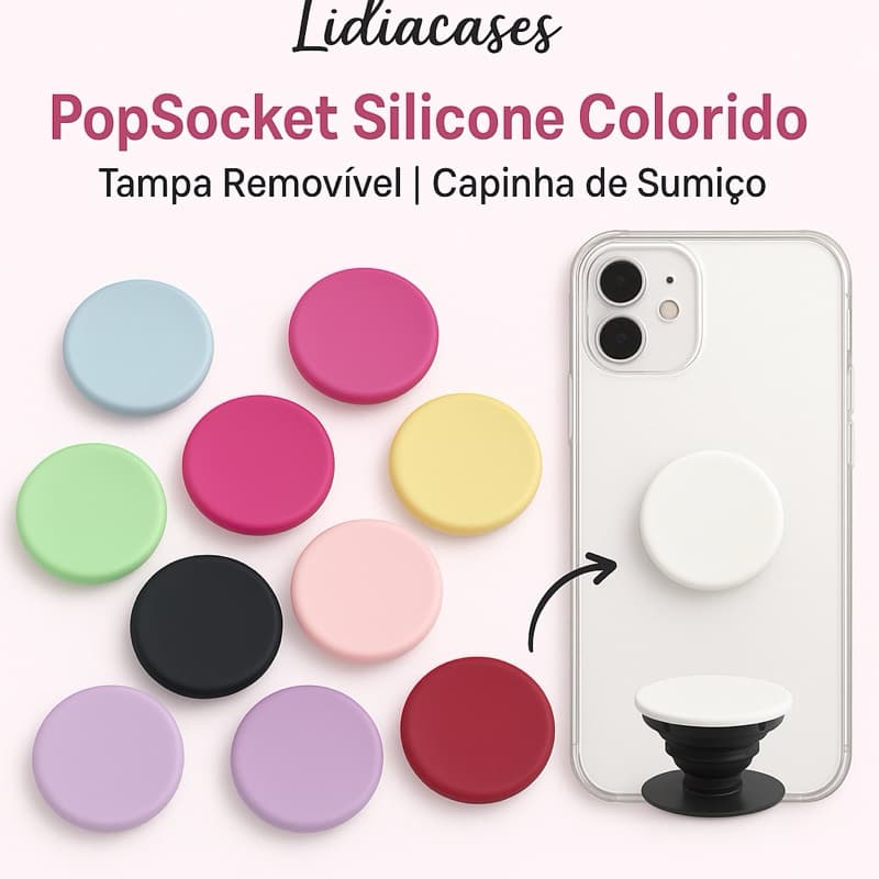pop suporte para celular suporte com uma capinha de silicone
