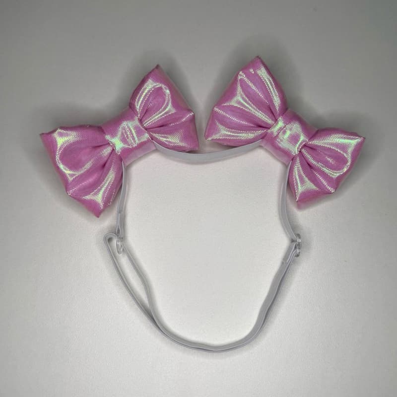 Laço Pet Tiara Ajustável para Cachorro e Gato com Elástico Confortável