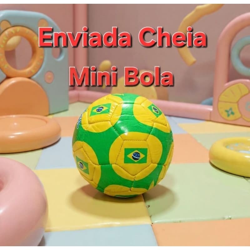 Mini Bola Infantil Couro Sintético  Brasil
