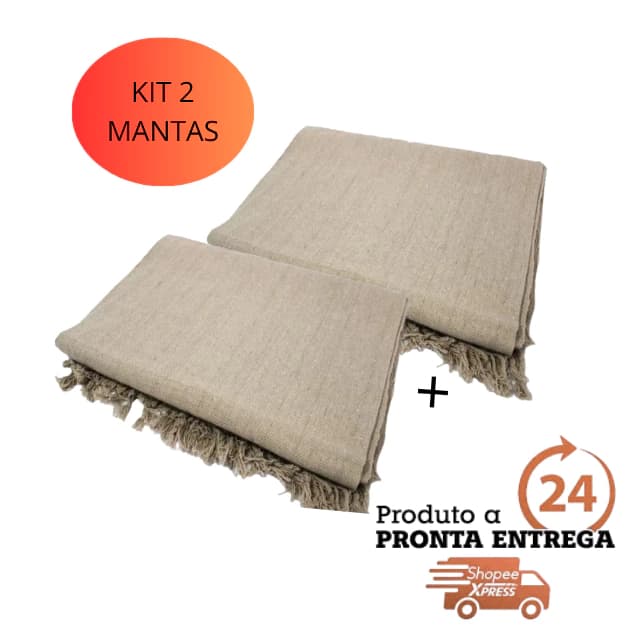 Kit 2 Manta Para Sofá Luxo 100% Algodão Protetor Gigante 2.10 X 1.20