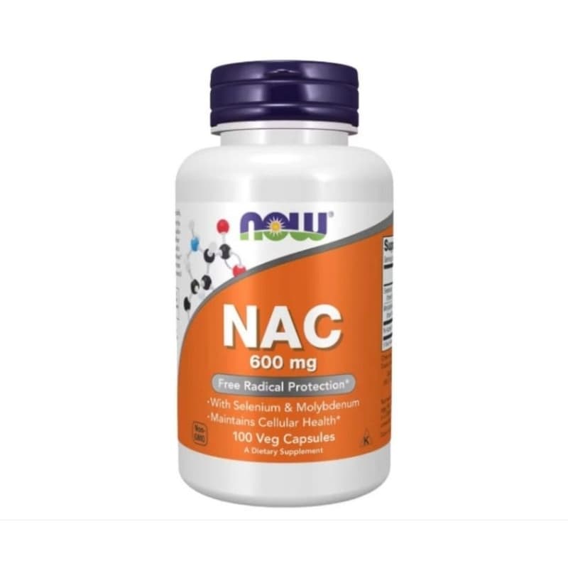 Now Foods Nac 600mg 100 cápsulas