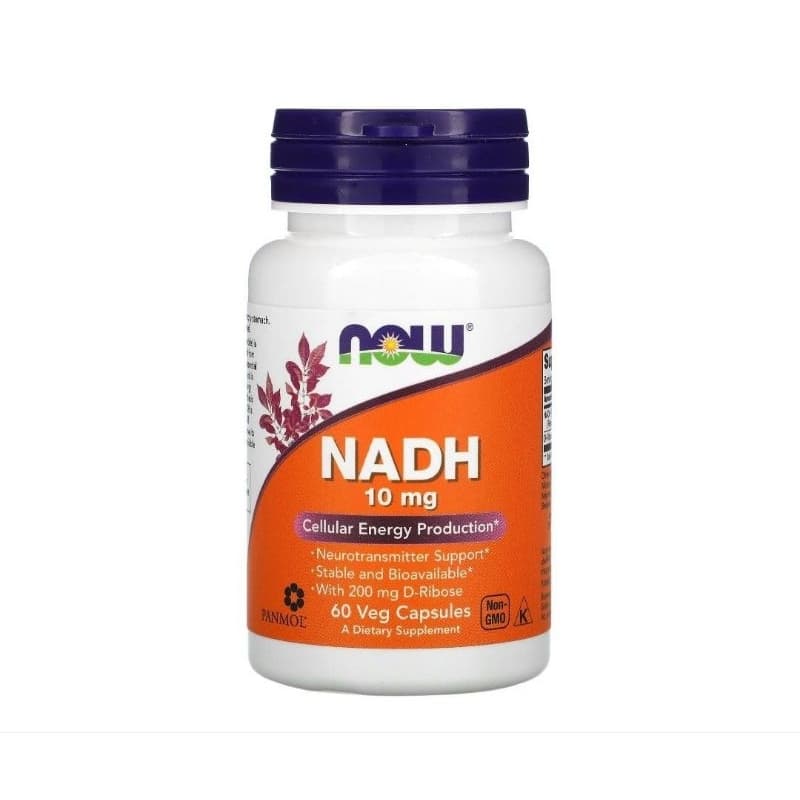 Now Foods NADH 10mg 60 cápsulas