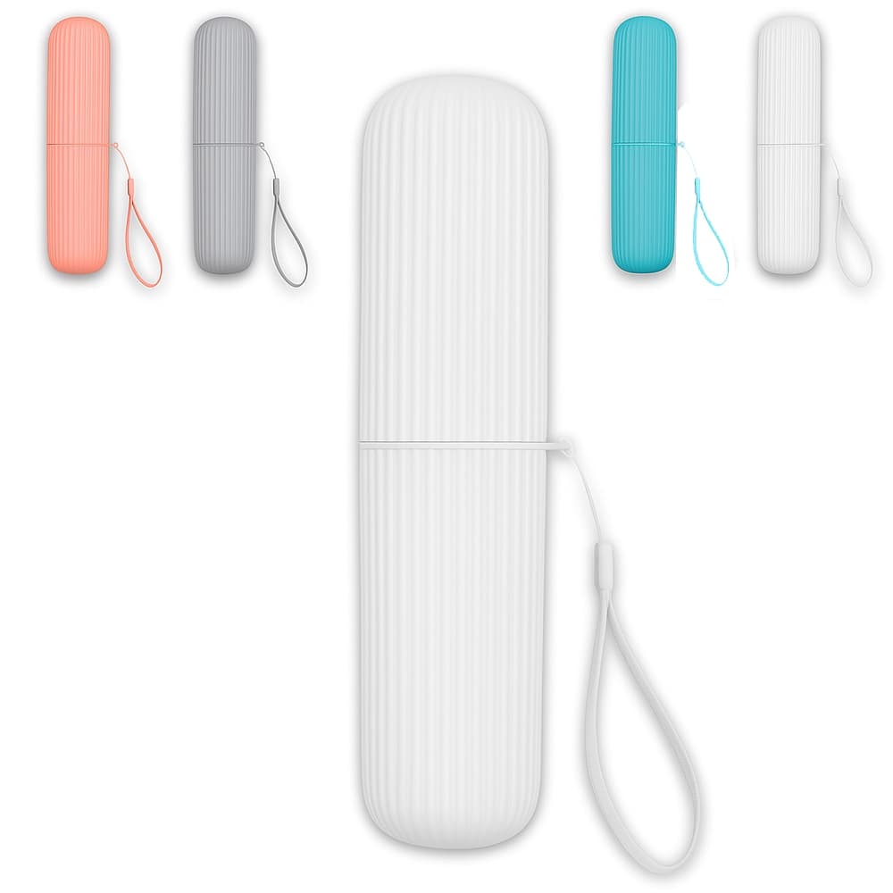 Porta Escova de Dente Pasta Dental Para Viagem Escola Trabalho Férias Estojo Academia