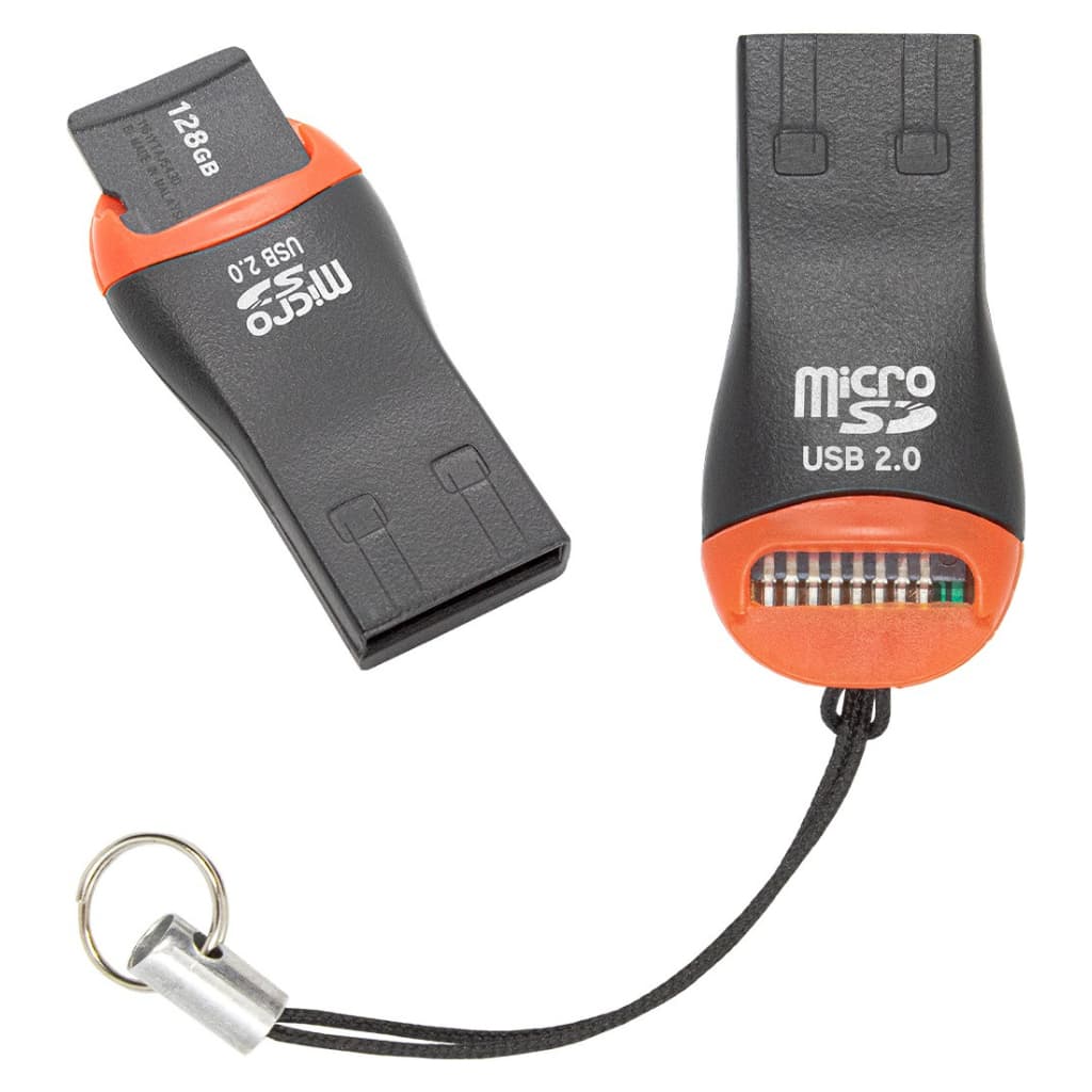 Leitor Gravador Adaptador USB Cartão De Memória Mini Micro Sd M2 2.0 Alta Velocidade Até 128Gb