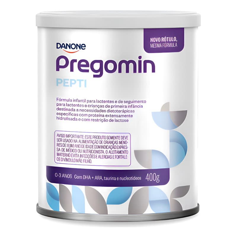 Fórmula Infantil Pregomin Pepti 400g Danone Sabor Sem Sabor