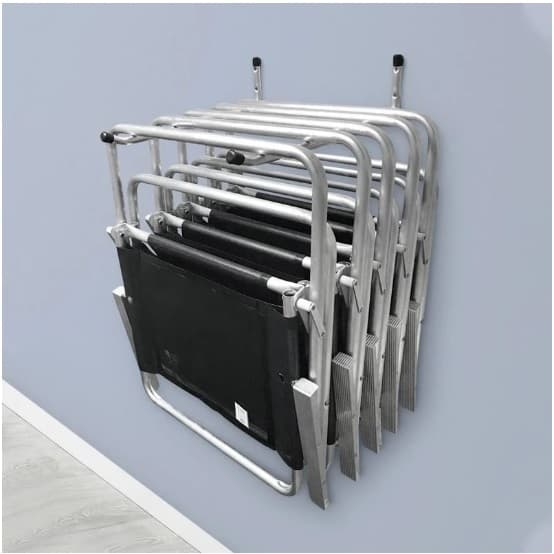 Suporte de Parede para Cadeiras de Praia em Alumínio até 7 cadeiras