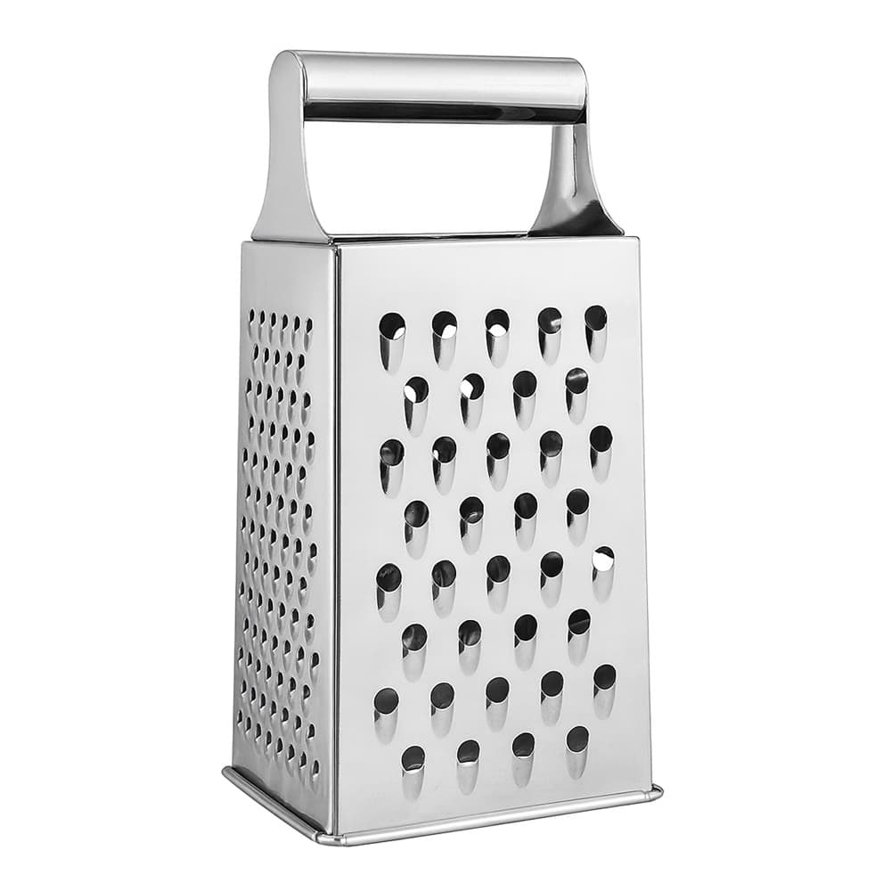 Ralador de Aço Inox 22cm 4 Faces  Multiuso para Queijo, Legumes, Verduras e Frutas