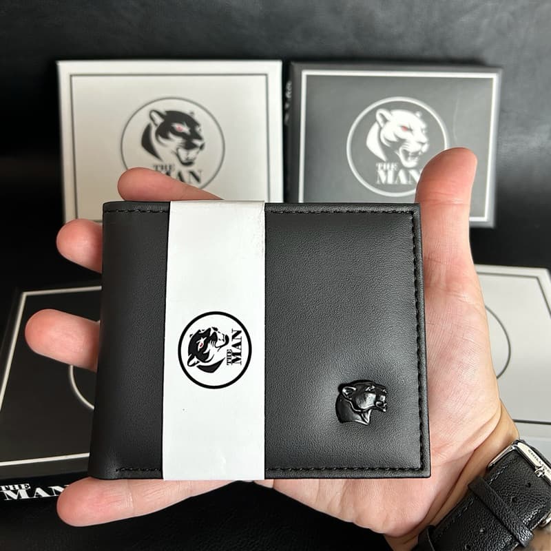 Carteira Masculina Couro PREMIUM THE MAN - (ACOMPANHA CAIXINHA).