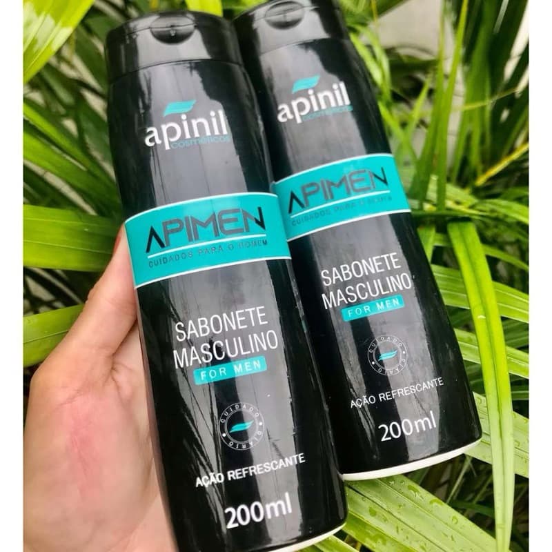 Apimen - Sabonete íntimo masculino com ação refrescante 200ml