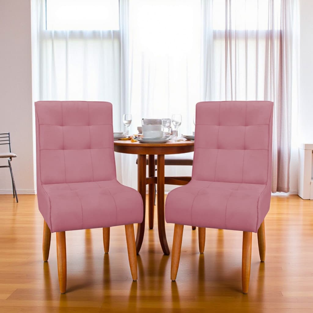 2 Cadeira Poltrona Decorativa para Sala de Jantar Sophia