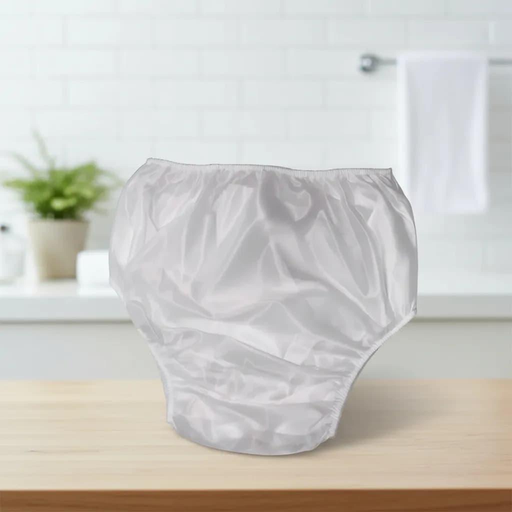 CALÇA PLASTICA ADULTO GERIATRICA SEM BOTÃO LUXO ESPECIAL