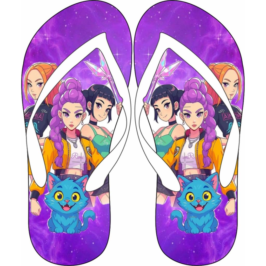 Chinelo Guerreiras k-pop adulto e infantil