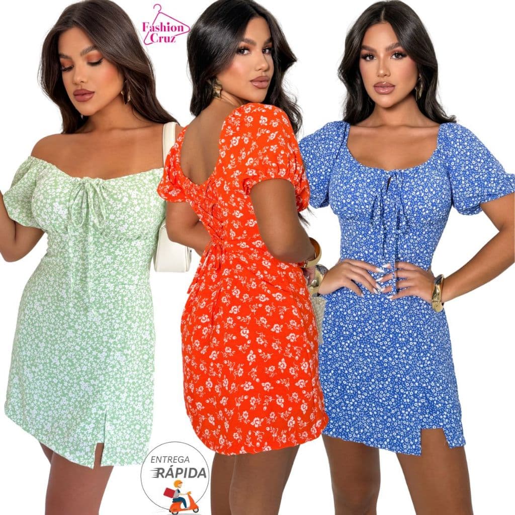 Macaquinho Feminino Bell manguinha amarração decote cruzado costas e lastex t modinha blogueira roupas coores ESTAMPA